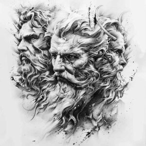 energy-symbol-tattoo – tattoo design ideas free ai generated – realism-realistic – for-neck – Gallery: zeus-inkby-ai