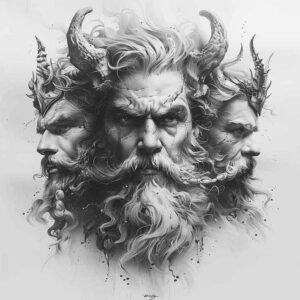fire-motif-tattoo – tattoo design ideas free ai generated – realism-realistic-contrast – for-hip – Gallery: zeus-inkby-ai