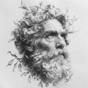 nature-motif-tattoo – tattoo design ideas free ai generated – neotraditional-subtle-highlights – for-upper-thigh – Gallery: zeus-inkby-ai