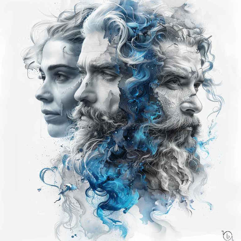 protection-symbol-tattoo – tattoo design ideas free ai generated – neotraditional-refined-lines – for-full-back – Gallery: zeus-inkby-ai