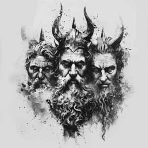 shaded-zeus-tattoo – tattoo design ideas free ai generated – realism-micro-detail – for-wrist – Gallery: zeus-inkby-ai