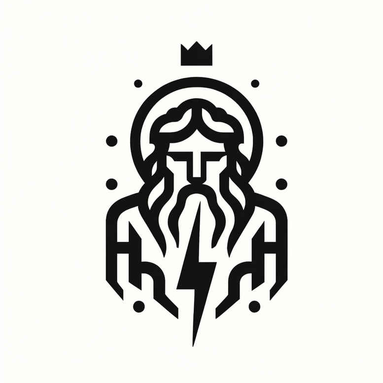 zeus tattoo design ideas Realism crisp detail celestial king meaning determination