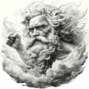 zeus tattoo design ideas ornate father of gods stands for courage