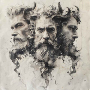 zeus tattoo design ideas ornamental mighty god for biceps