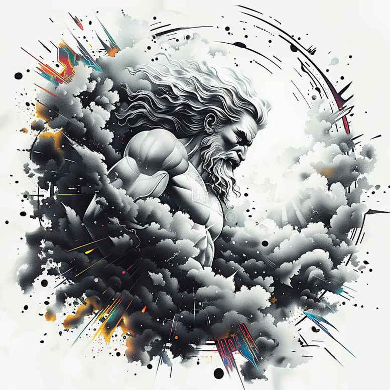 zeus tattoo design ideas classic motifs mythic justice for ribs