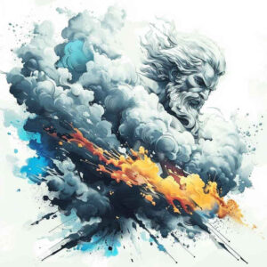 zeus tattoo design ideas Realism precise anatomy mythic storm perseverance and power