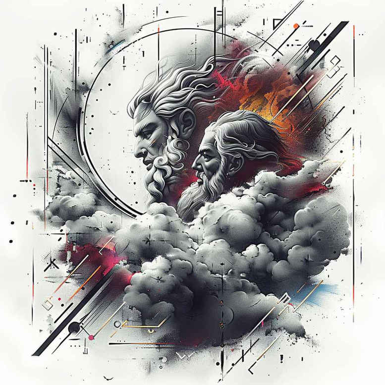 thunderbolt-tattoo – tattoo design ideas free ai generated – surrealism-phantasm – for-thigh – Gallery: zeus-inkby-ai