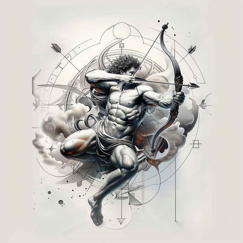 energy-sign-eastern-influence-for-foot – tattoo design ideas free ai generated – Gallery: zodiac-signs-inkby-ai
