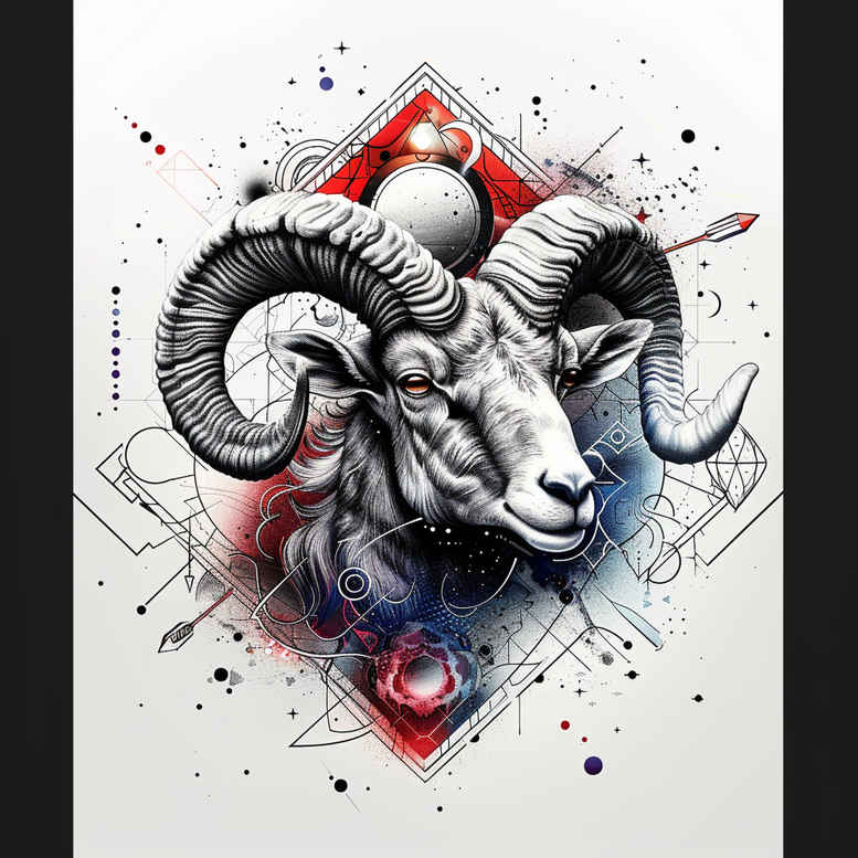 astrological-sign-meditative-art-for-lower-chest – tattoo design ideas free ai generated – Gallery: zodiac-signs-inkby-ai