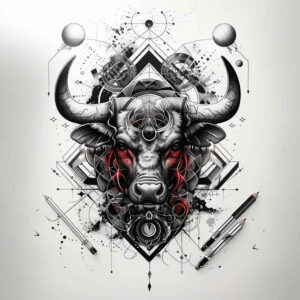 horoscope-sign-mandala-grid-for-ankle – tattoo design ideas free ai generated – Gallery: zodiac-signs-inkby-ai