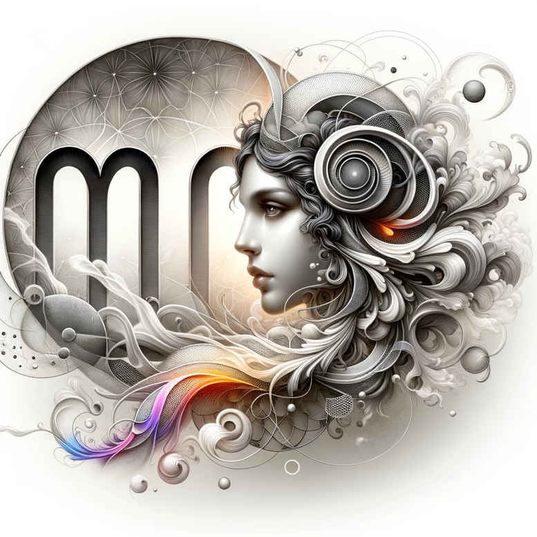 astrological-sign-patterned-for-upper-thigh – tattoo design ideas free ai generated – Gallery: zodiac-signs-inkby-ai
