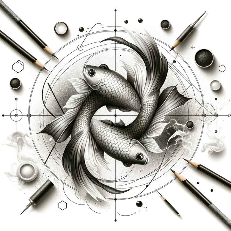 nature-symbol-repetition-for-shoulder – tattoo design ideas free ai generated – Gallery: zodiac-signs-inkby-ai
