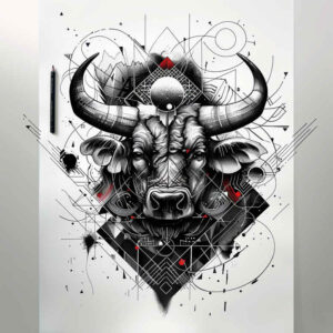 spirituality-symbol-mandala-grid-for-calf – tattoo design ideas free ai generated – Gallery: zodiac-signs-inkby-ai