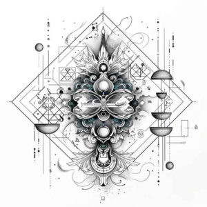 change-symbol-eastern-influence-for-side-torso – tattoo design ideas free ai generated – Gallery: zodiac-signs-inkby-ai