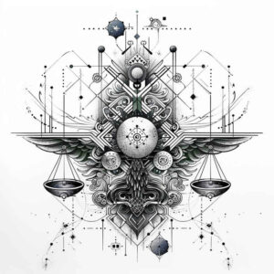 zodiac-mysteries-infinite-pattern-for-hip – tattoo design ideas free ai generated – Gallery: zodiac-signs-inkby-ai