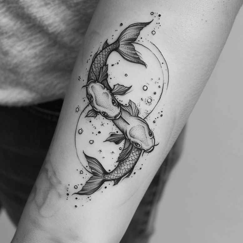 horoscope-sign-spokes-for-upper-arm – tattoo design ideas free ai generated – Gallery: zodiac-signs-inkby-ai
