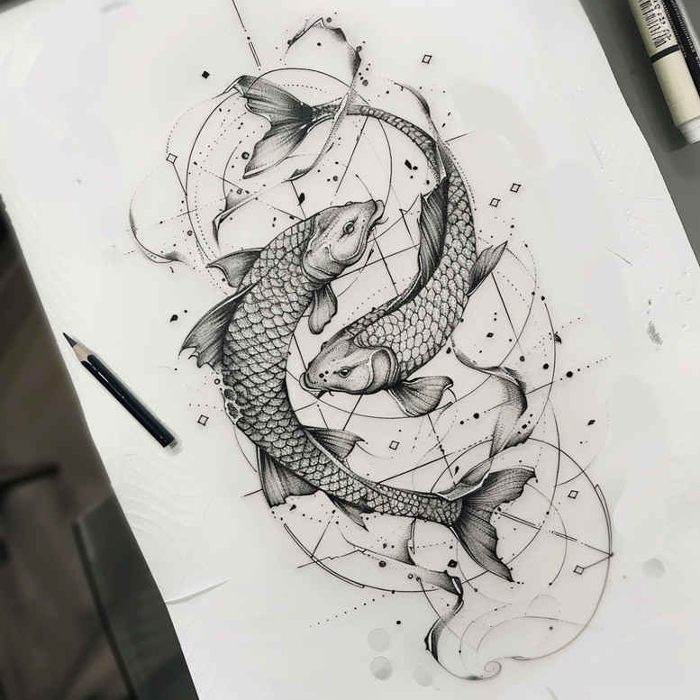destiny-symbol-tattoo-refined-ink-realism-dynamic-shadows – tattoo design ideas free ai generated – Gallery: zodiac-signs-inkby-ai