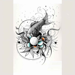 mystery-motif-serenity-for-back-of-neck – tattoo design ideas free ai generated – Gallery: zodiac-signs-inkby-ai