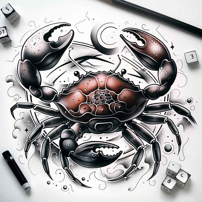 celestial-sign-detailed-symmetry-for-lower-chest – tattoo design ideas free ai generated – Gallery: zodiac-signs-inkby-ai