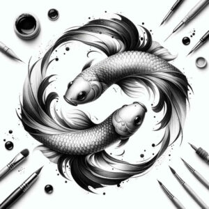 zodiac-motif-interlaced-for-thigh – tattoo design ideas free ai generated – Gallery: zodiac-signs-inkby-ai