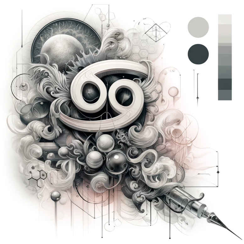 minimalist-astrological-sign-ornamental-web-for-hip – tattoo design ideas free ai generated – Gallery: zodiac-signs-inkby-ai