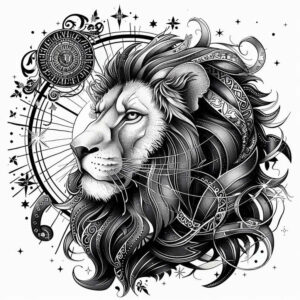 journey-symbol-eastern-influence-for-side – tattoo design ideas free ai generated – Gallery: zodiac-signs-inkby-ai