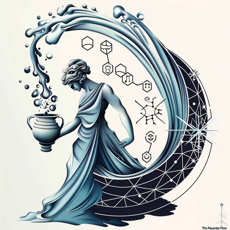cosmic-sign-circle-of-life-for-shoulder-blade – tattoo design ideas free ai generated – Gallery: zodiac-signs-inkby-ai
