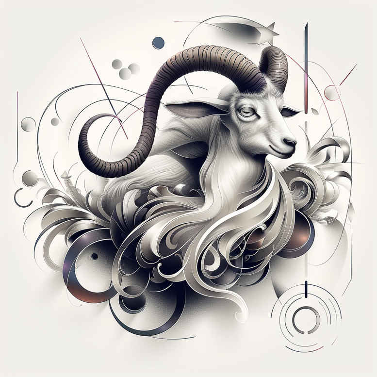 zodiac-signs tattoo design ideas essential lines astral force symbolising determination
