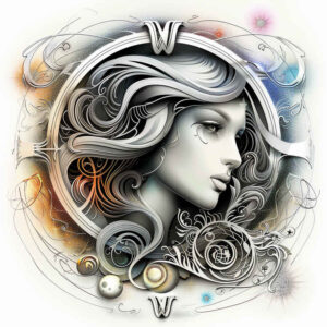 zodiac-signs tattoo design ideas tiny detail birth emblem for stomach