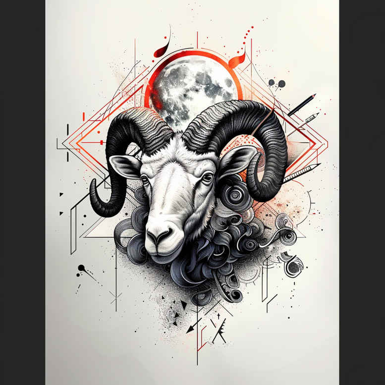 zodiac-signs tattoo design ideas soft touch birth map represents perseverance