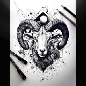 zodiac-signs tattoo design ideas tiny detail birth path meaning courage