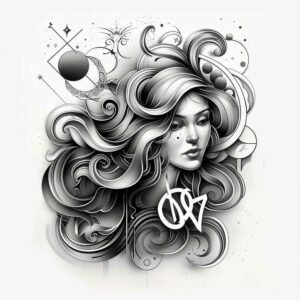 zodiac-signs tattoo design ideas sparse celestial map for inner arm