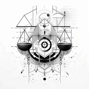 zodiac-signs tattoo design ideas fine dot celestial map represents endurance