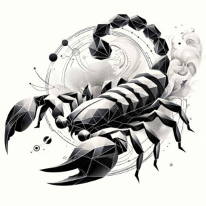 zodiac-signs tattoo design ideas clean stroke celestial symbol for hip