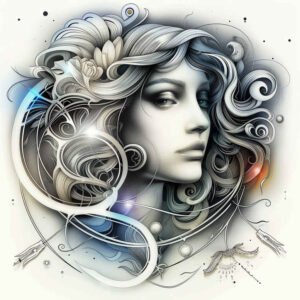 zodiac-signs tattoo design ideas monochrome constellation form represents perseverance