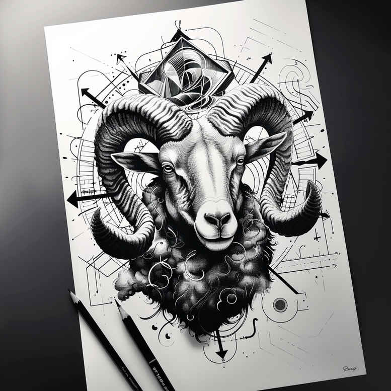 zodiac-signs tattoo design ideas pure motif cosmic destiny for lower chest