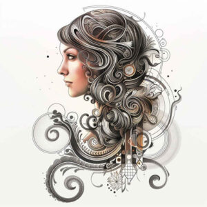 zodiac-signs tattoo design ideas airy cosmic destiny stands for strength