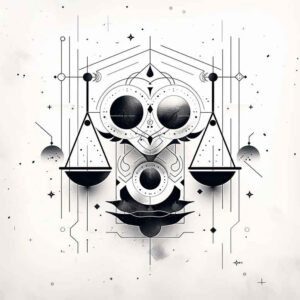zodiac-signs tattoo design ideas no shading cosmic energy embodying resilience