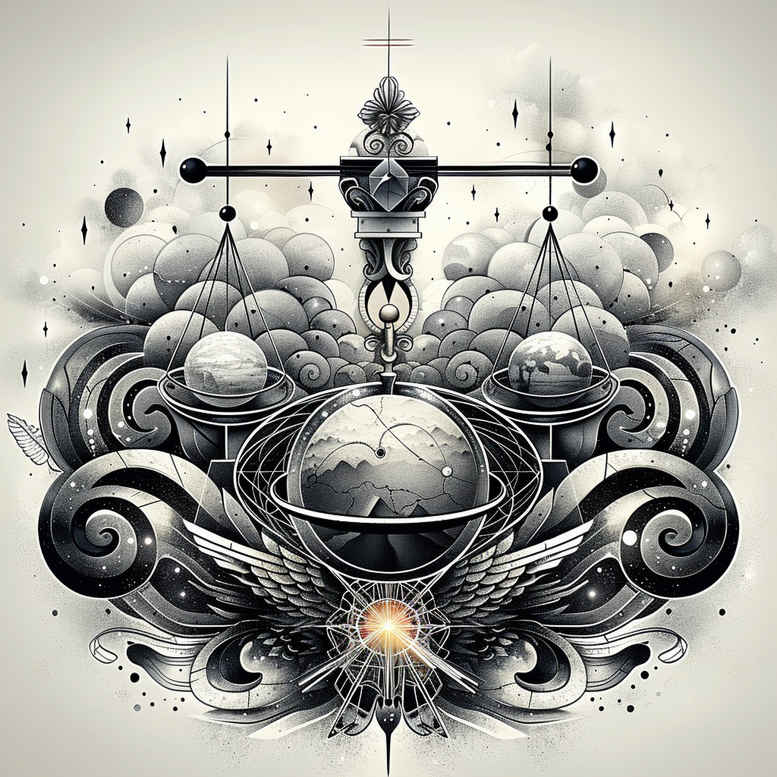 zodiac-signs tattoo design ideas iconic cosmic energy for knee