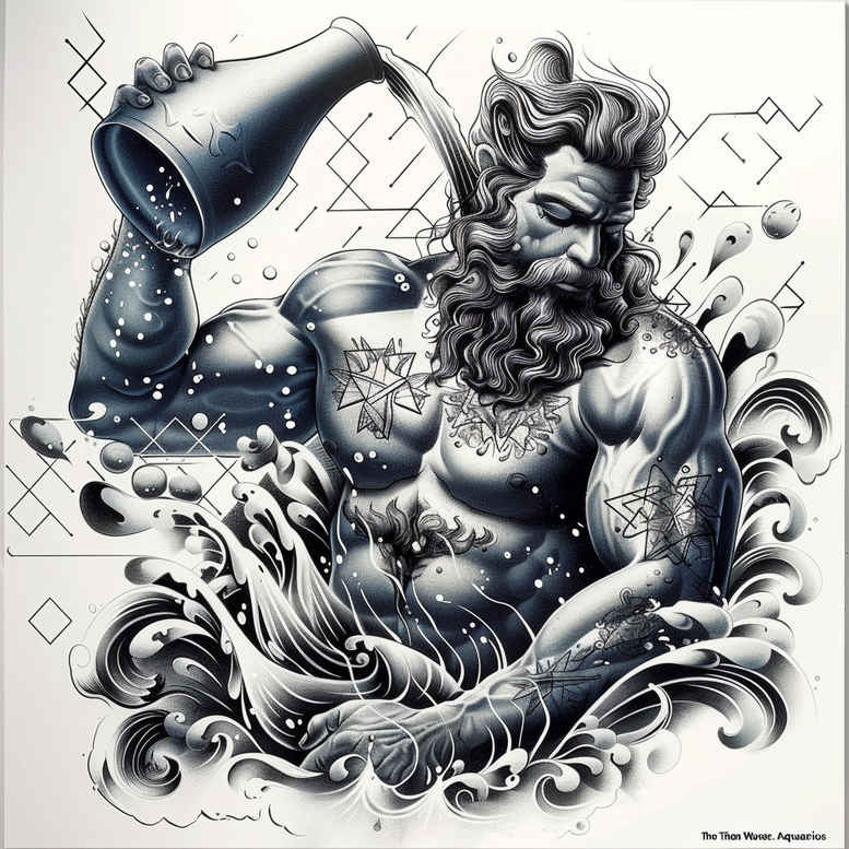 zodiac-signs tattoo design ideas sparse cosmic pattern meaning strength