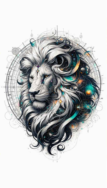 zodiac-signs tattoo design ideas single line cosmic tattoo embodying courage