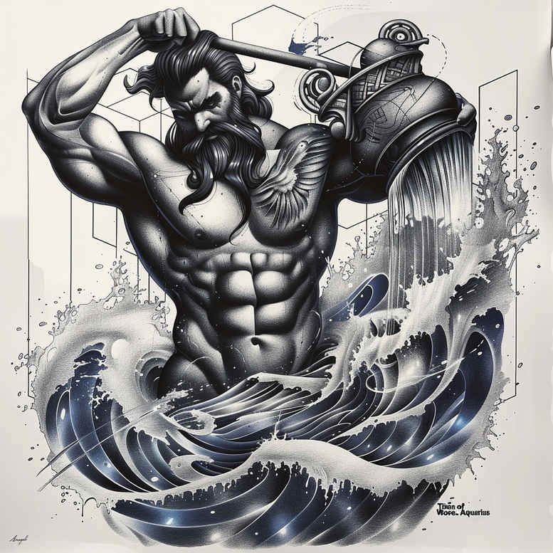 zodiac-signs tattoo design ideas uncluttered cosmic tattoo for arm