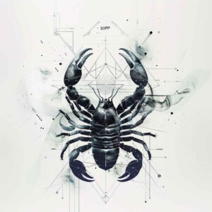 zodiac-signs tattoo design ideas clean lines mystic soul shows endurance
