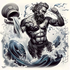 zodiac-signs tattoo design ideas simple icon mystical alignment for upper chest