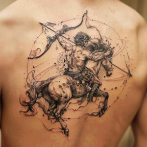 zodiac-signs tattoo design ideas miniature mystical alignment shows determination