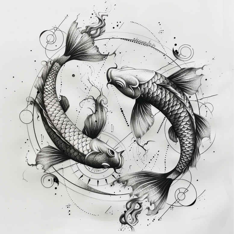 zodiac-signs tattoo design ideas thin line planetary path for upper shoulder