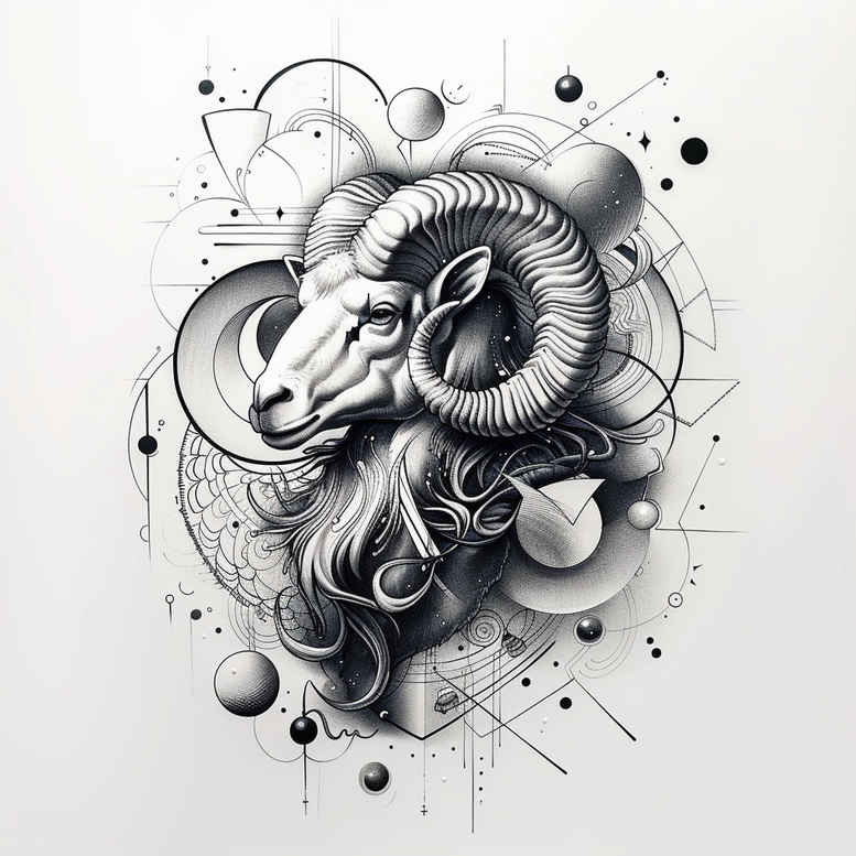 zodiac-signs tattoo design ideas subtle motif sign glyph for back shoulder