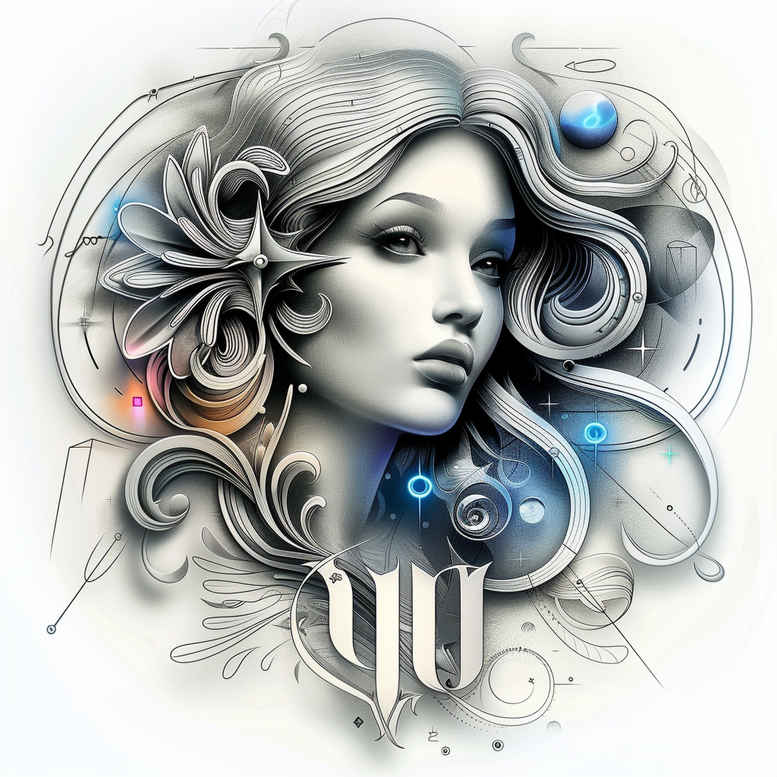 zodiac-signs tattoo design ideas short stroke sign glyph for fingers