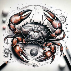 zodiac-signs tattoo design ideas simple icon sign glyph symbol of courage