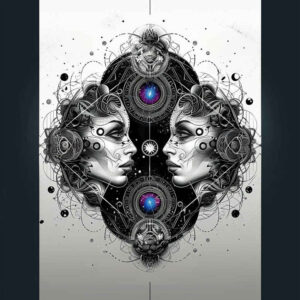 zodiac-signs tattoo design ideas airy star-linked for lower back